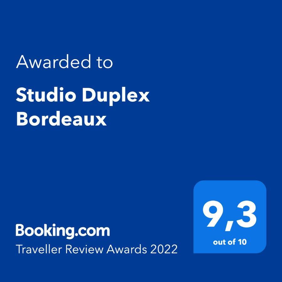 Studio En Duplex-Aircon-Terrasse-Parking-Calme Бордо Экстерьер фото