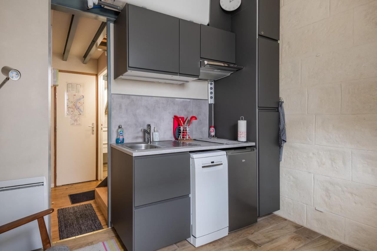 Studio En Duplex-Aircon-Terrasse-Parking-Calme Бордо Экстерьер фото