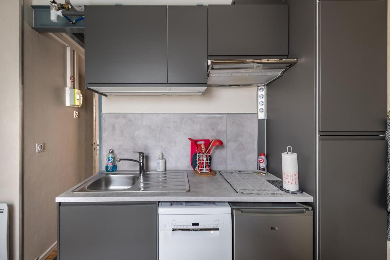 Studio En Duplex-Aircon-Terrasse-Parking-Calme Бордо Экстерьер фото